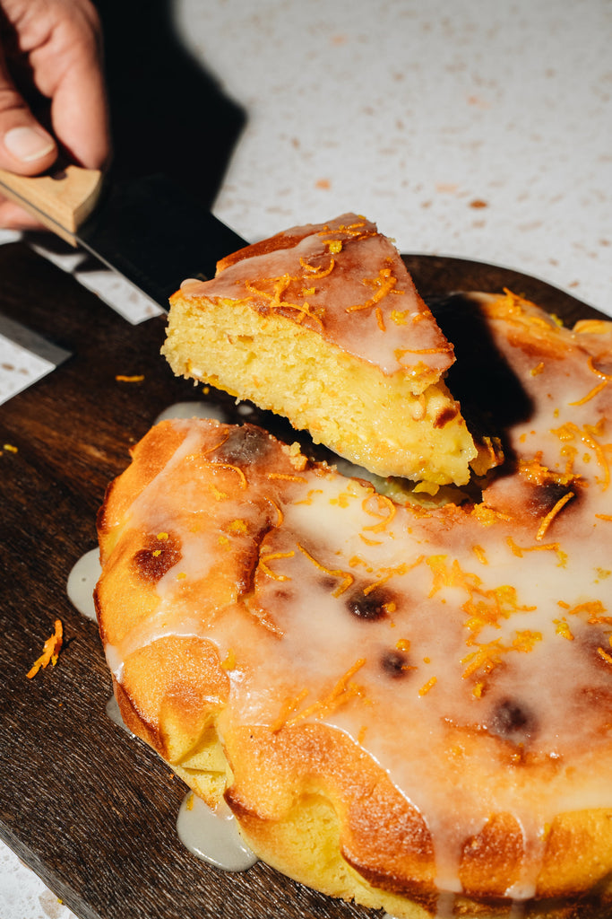 Orange olive oil cake